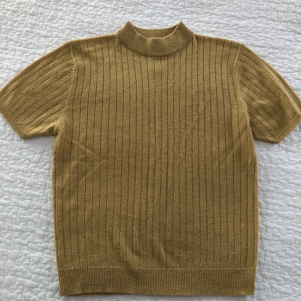 💋5 for $10 Vintage Gold sparkle sweater
